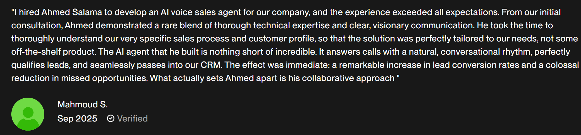 Client Review